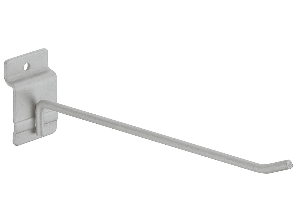 Supporto con Spina Inclinata per Sistemi Binario Incassata mm.200 Struttura Fine Argento - immagine 2
